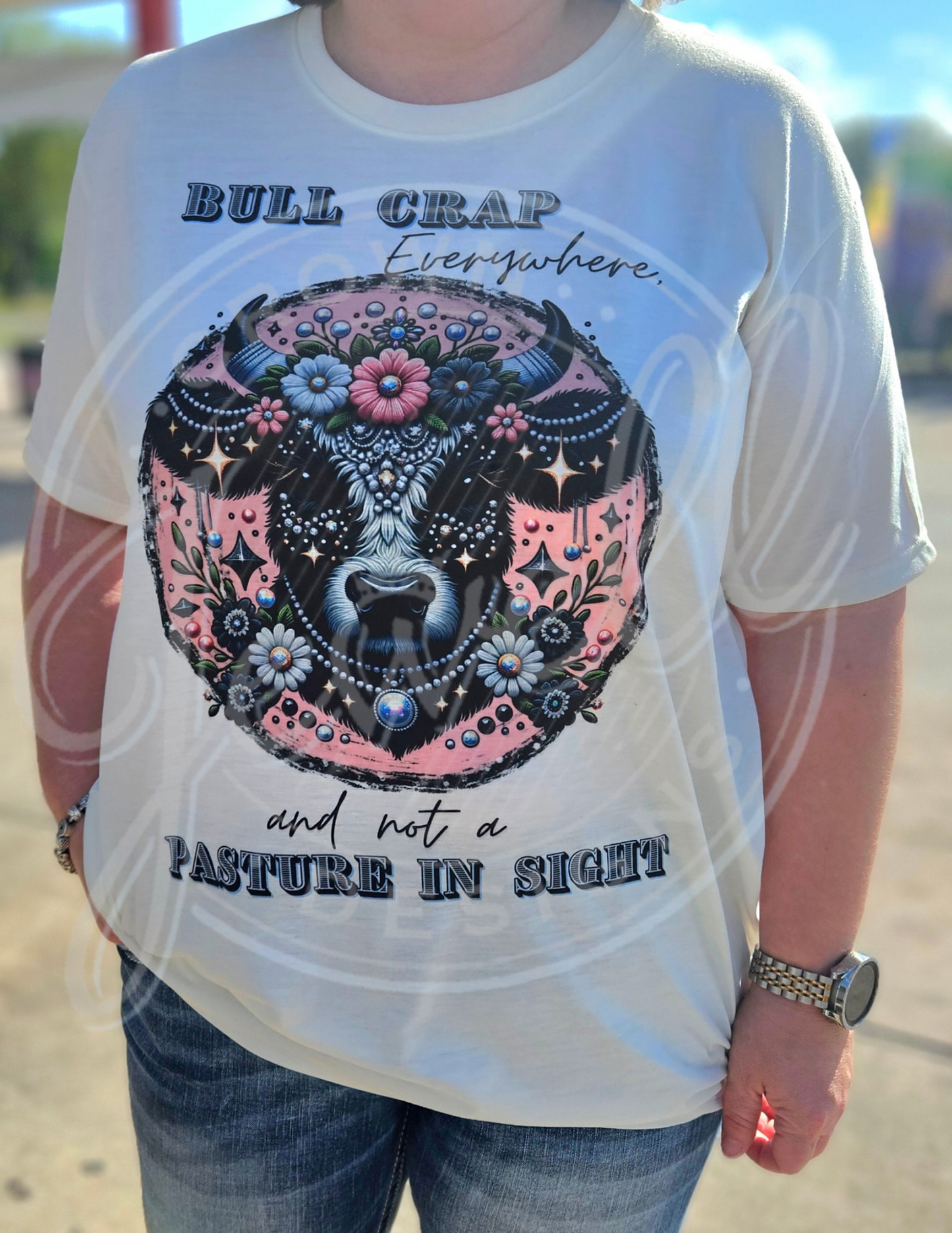 Bull Crap Everywhere Sublimation SS T-Shirt