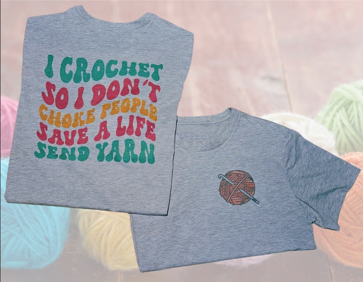 I Crochet So I Don't Choke People Sublimation T-Shirt